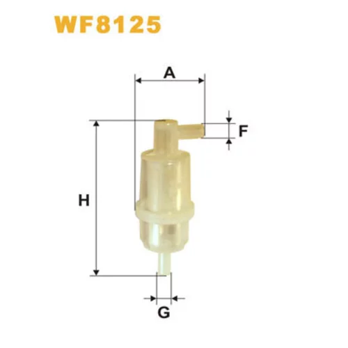 Palivový filter WIX FILTERS WF8125