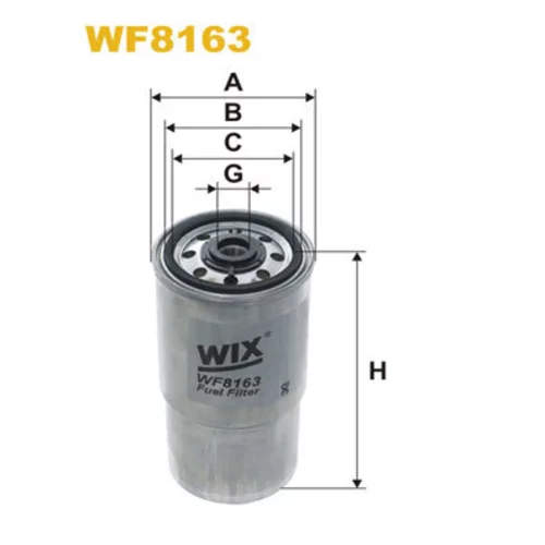 Palivový filter WIX FILTERS WF8163