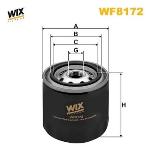 Palivový filter WIX FILTERS WF8172