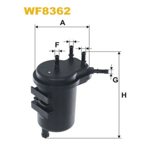 Palivový filter WIX FILTERS WF8362