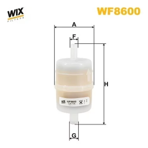 Palivový filter WIX FILTERS WF8600