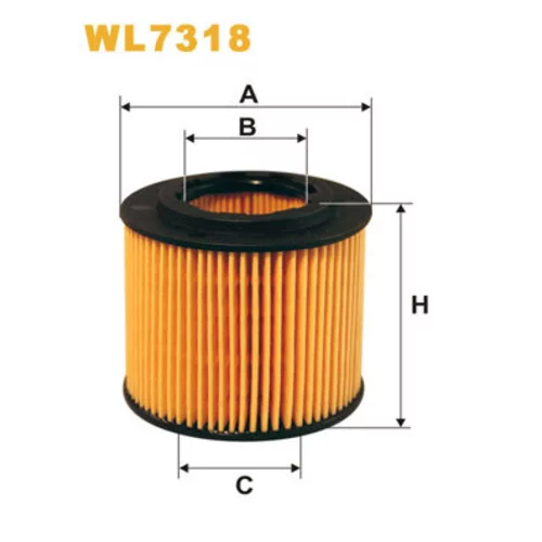 Olejový filter WIX FILTERS WL7318