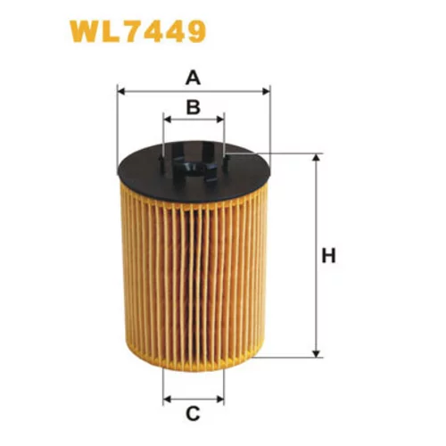 Olejový filter WIX FILTERS WL7449