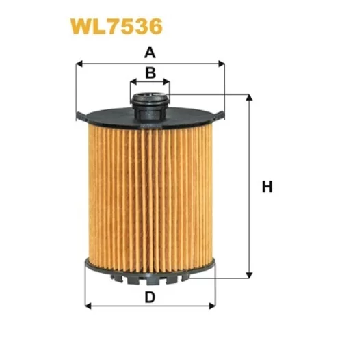 Olejový filter WIX FILTERS WL7536