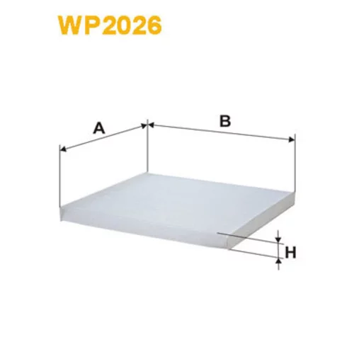 Filter vnútorného priestoru WIX FILTERS WP2026