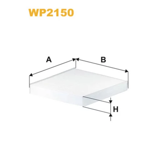 Filter vnútorného priestoru WIX FILTERS WP2150
