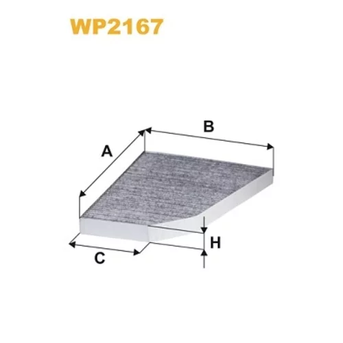 Filter vnútorného priestoru WIX FILTERS WP2167