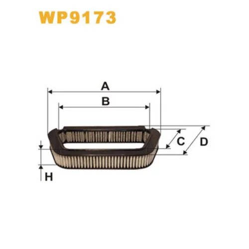 Filter vnútorného priestoru WIX FILTERS WP9173