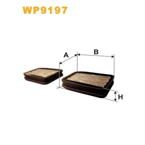 Filter vnútorného priestoru WIX FILTERS WP9197