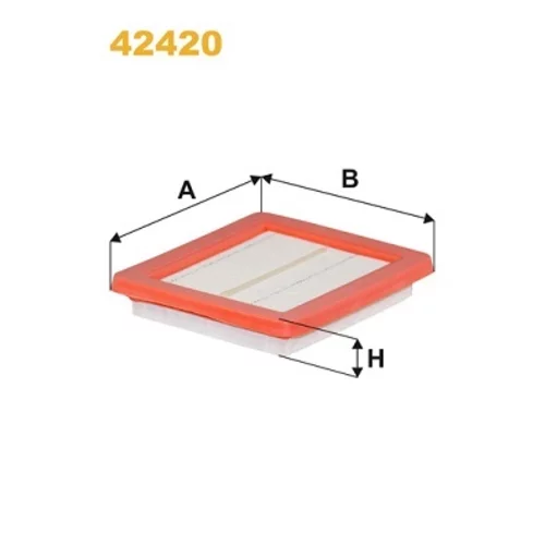 Vzduchový filter WIX FILTERS 42420