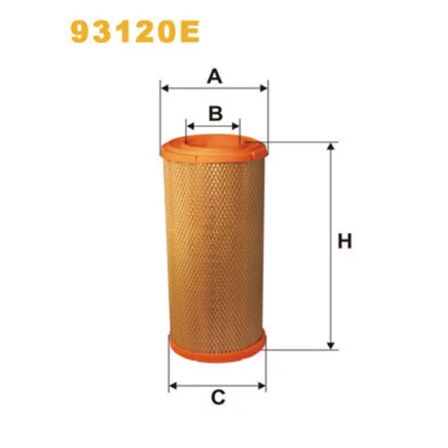 Vzduchový filter 93120E (WIX FILTERS)