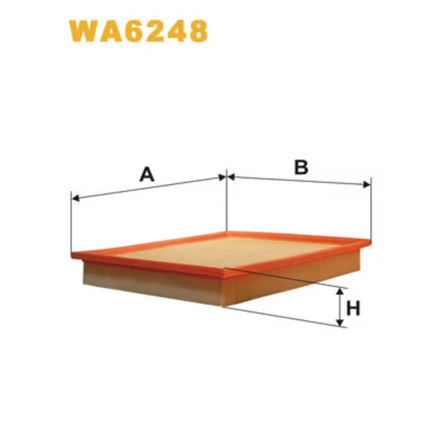 Vzduchový filter WA6248 (WIX FILTERS)