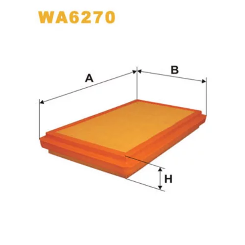 Vzduchový filter WA6270 (WIX FILTERS)