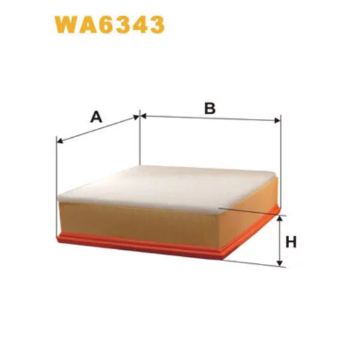 Vzduchový filter WIX FILTERS WA6343
