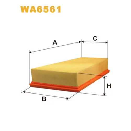 Vzduchový filter WIX FILTERS WA6561