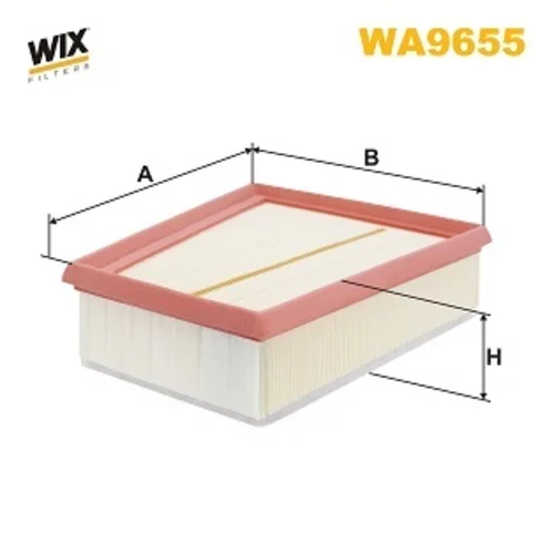 Vzduchový filter WIX FILTERS WA9655