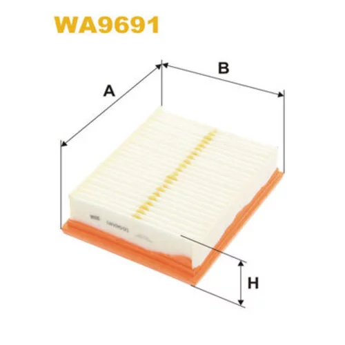 Vzduchový filter WA9691 (WIX FILTERS)
