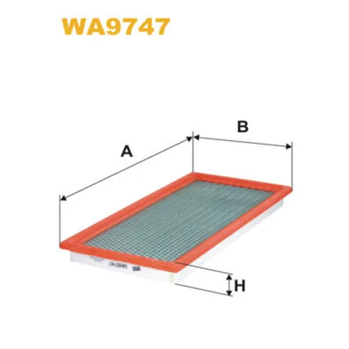 Vzduchový filter WIX FILTERS WA9747