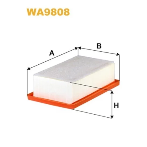 Vzduchový filter WA9808 (WIX FILTERS)