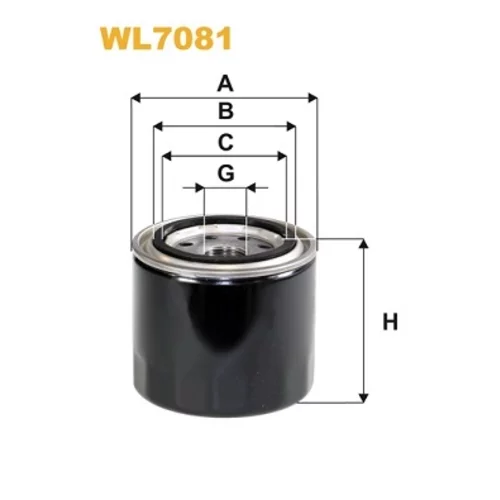 Olejový filter WIX FILTERS WL7081
