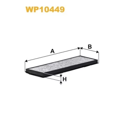 Filter vnútorného priestoru WIX FILTERS WP10449