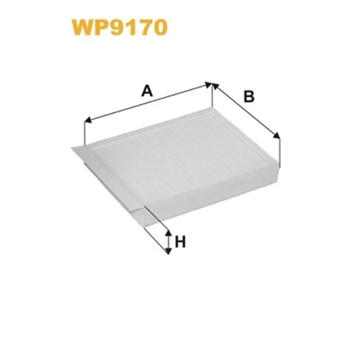 Filter vnútorného priestoru WIX FILTERS WP9170