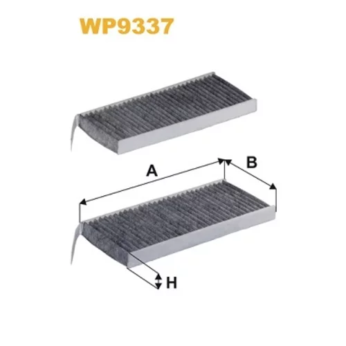 Filter vnútorného priestoru WIX FILTERS WP9337
