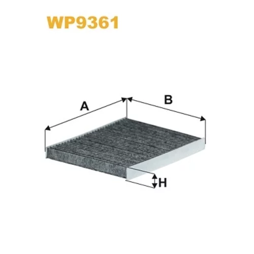 Filter vnútorného priestoru WIX FILTERS WP9361