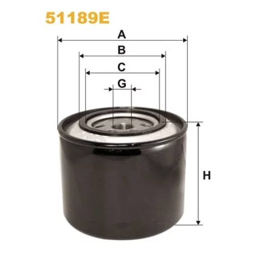 Olejový filter WIX FILTERS 51189E