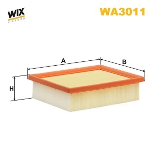 Vzduchový filter WIX FILTERS WA3011