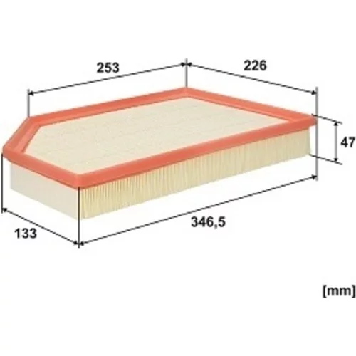Vzduchový filter WIX FILTERS WA3037