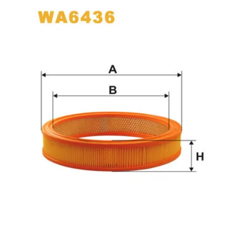 Vzduchový filter WA6436 (WIX FILTERS)