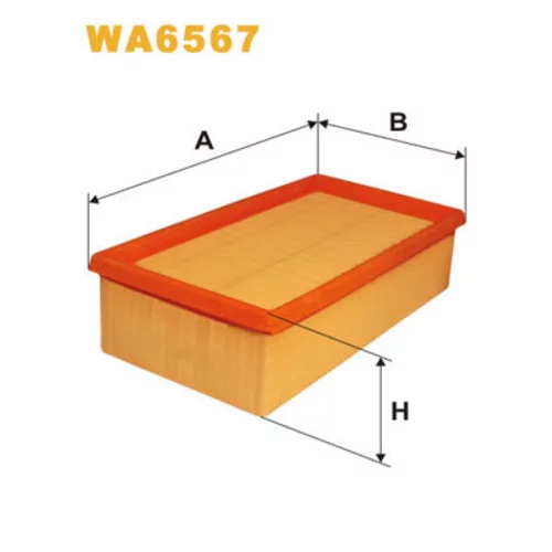 Vzduchový filter WA6567 (WIX FILTERS)