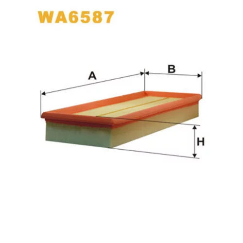 Vzduchový filter WIX FILTERS WA6587