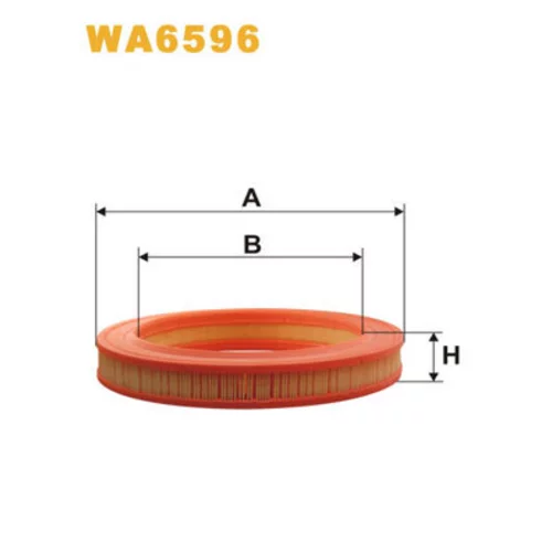 Vzduchový filter WIX FILTERS WA6596