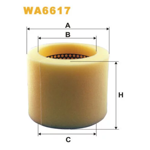 Vzduchový filter WIX FILTERS WA6617