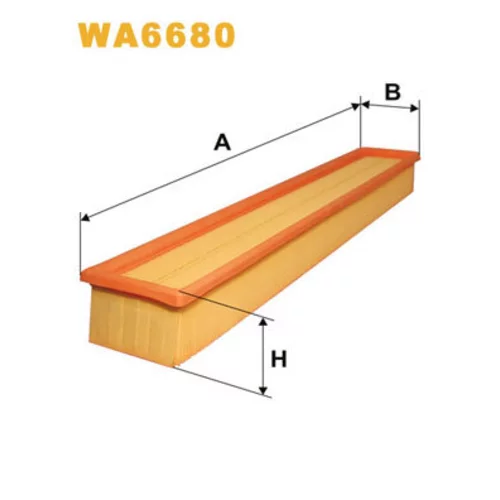 Vzduchový filter WIX FILTERS WA6680