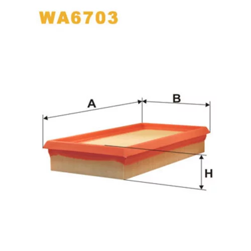 Vzduchový filter WIX FILTERS WA6703