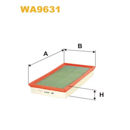 Vzduchový filter WA9631 (WIX FILTERS)