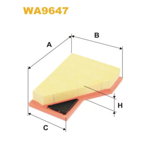 Vzduchový filter WIX FILTERS WA9647