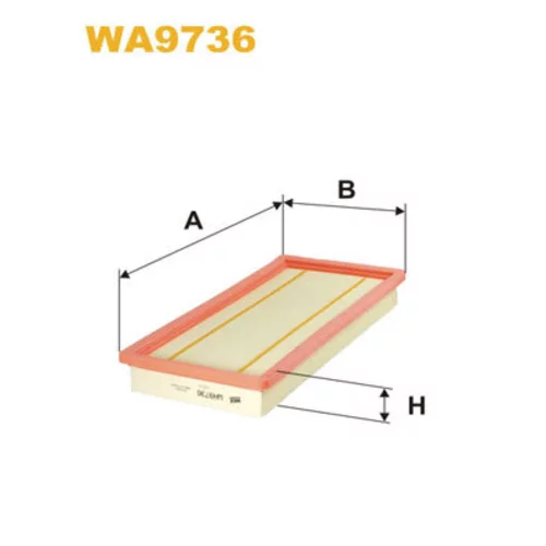 Vzduchový filter WIX FILTERS WA9736