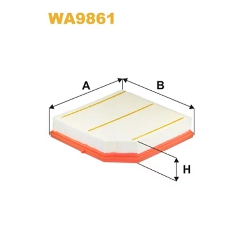 Vzduchový filter WIX FILTERS WA9861