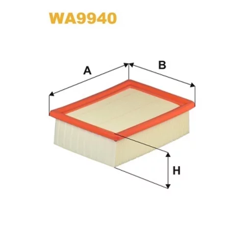 Vzduchový filter WIX FILTERS WA9940