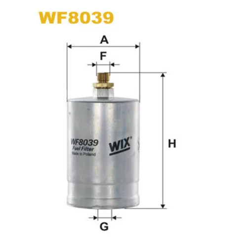 Palivový filter WF8039 (WIX FILTERS)
