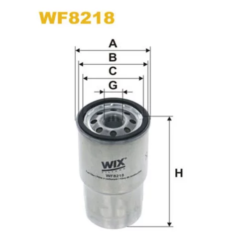 Palivový filter WIX FILTERS WF8218
