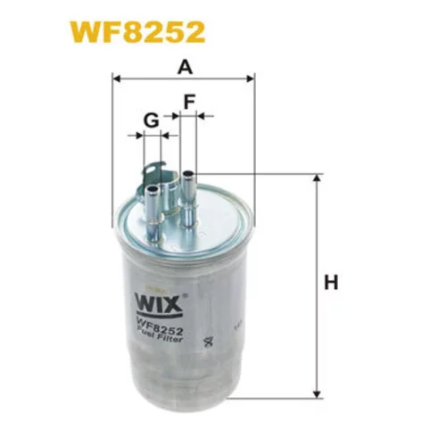Palivový filter WIX FILTERS WF8252