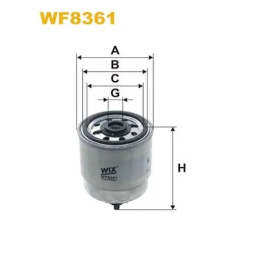 Palivový filter WIX FILTERS WF8361