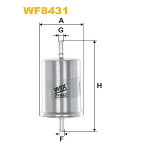 Palivový filter WIX FILTERS WF8431