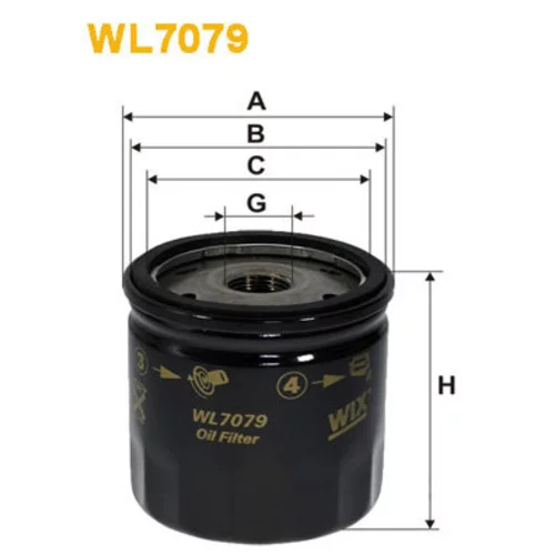 Olejový filter WIX FILTERS WL7079