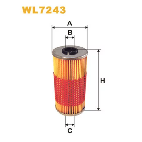 Olejový filter WIX FILTERS WL7243